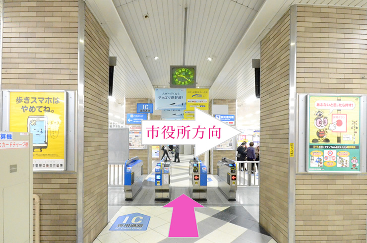 明石駅より御案内１